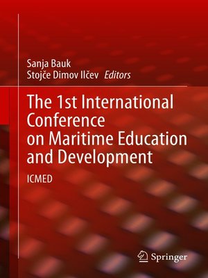 cover image of The 1st International Conference on Maritime Education and Development